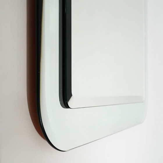 Quadratischer Wandspiegel mit abgeschrägten Kanten, 1970er Jahre – Glass (photo 8 of 11)