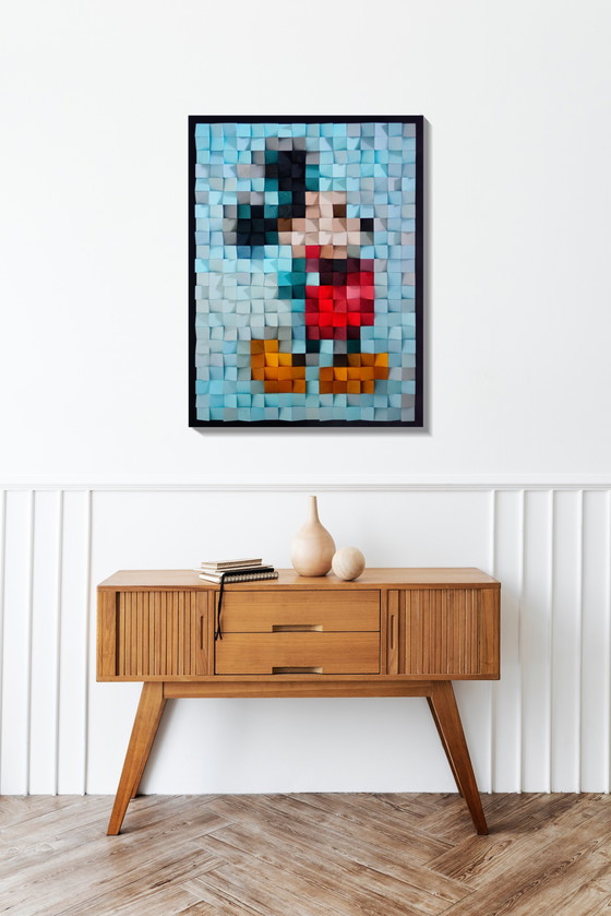 Image 1 of Wandkunst aus Holz "Mickey Mouse"