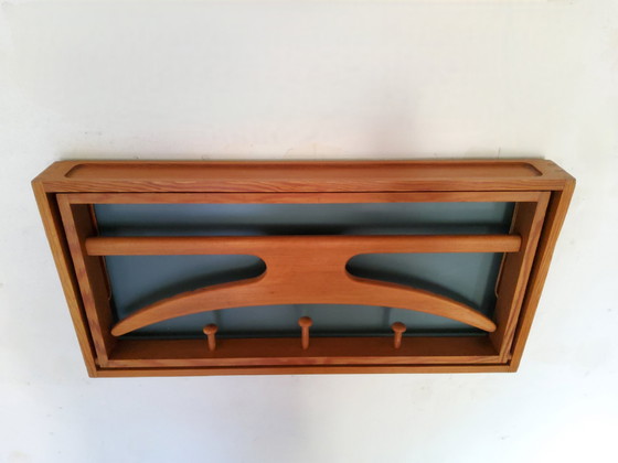 Image 1 of Appendiabiti scandinavo in teak massiccio – Adam Hoff & Poul Østergaard, Danimarca anni '60