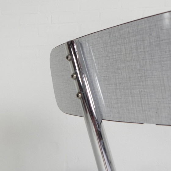 Image 1 of Set van 4 formica eettafel stoelen, jaren 60