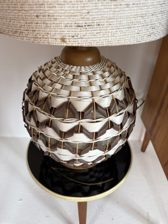 Vintage Deense ‘Pineapple’ Vloerlamp ‘70 – Vloerlampen, Glass, Plastic (photo 4 of 13)