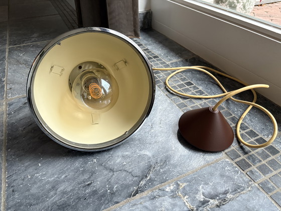 Image 1 of Suspension vintage Philips années 1950/60 (marron, grand modèle)