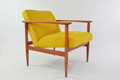 Gele M fauteuil