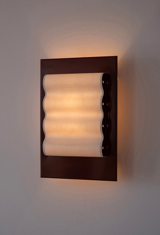 Image 1 of Wall lamp Violaine d'Harcourt - Frame Alu Brun S