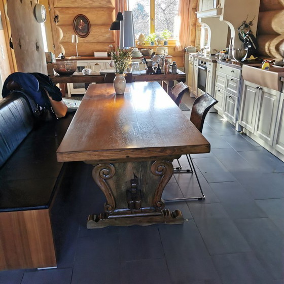 Image 1 of Refectory table 1830-1900