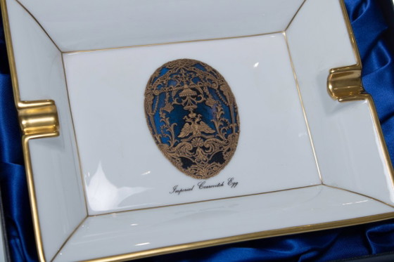 Fabergé, cenicero con estampado – Faberge, Objetos decorativos, Porcelain (photo 5 of 7)
