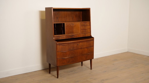 Vintage secretaire | Deens | Walnoot