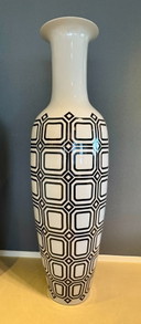 POLSPOTEN unique vases black/white height 183cm.