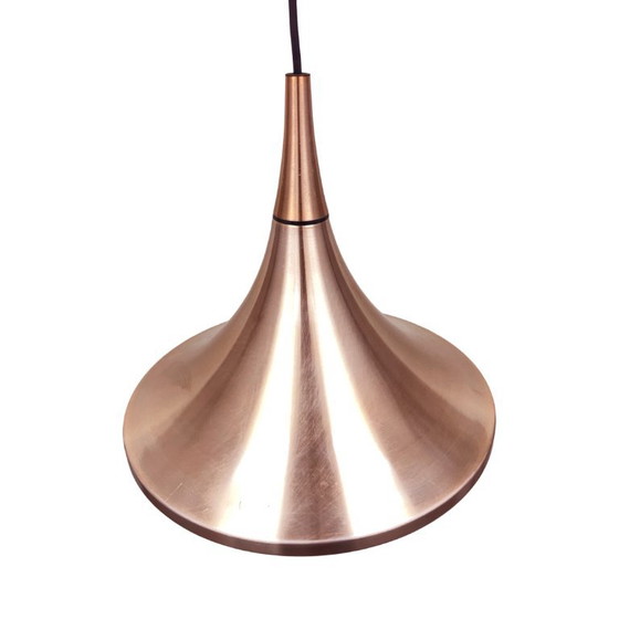 Lampada a sospensione tedesca "Semi" (tromba) – Rame, Rolf Krüger Staff Leuchten, 1970 (photo 13 of 15)