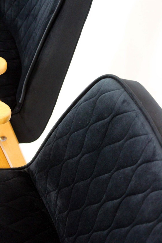 Image 1 of Restored Set of Model 366 Armchairs by Józef Chierowski, Poland, 1960s