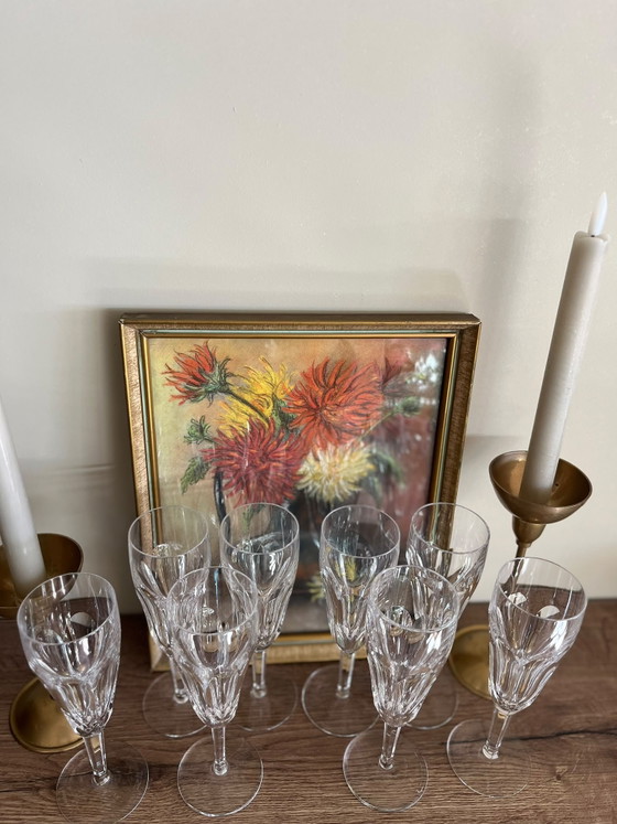 Val Saint Lambert 8 Pieces – Glass & Decanter, Crystal, Glass (photo 6 of 11)