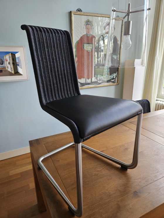 Image 1 of 4x Tecta B20 black with cushion