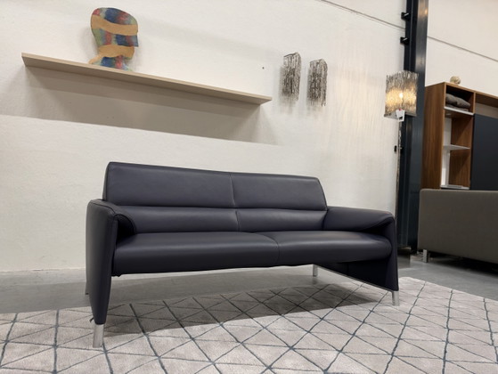 Divano Leolux Felizia 2,5 posti Senso Indigo, Divani 2 posti, Pelle, Multicolore (foto 5 di 6)