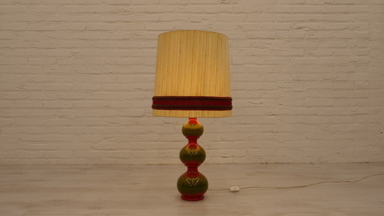 Image 1 of Lampada da tavolo vintage | Ceramica | Lampada a bolle Kaiser Leuchten