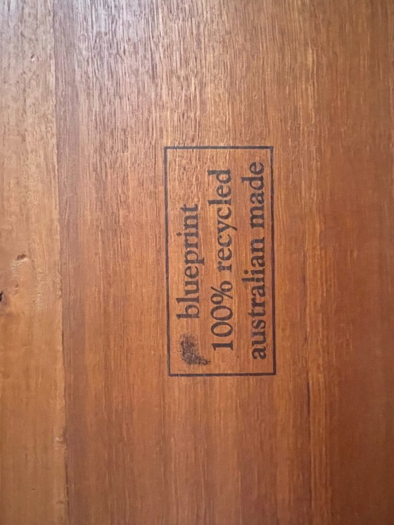 Image 1 of Rare Australian Jarrah Railway Sleeper Dining/Boardroom Table – Reclaimed Solid Hardwood – 2.2m