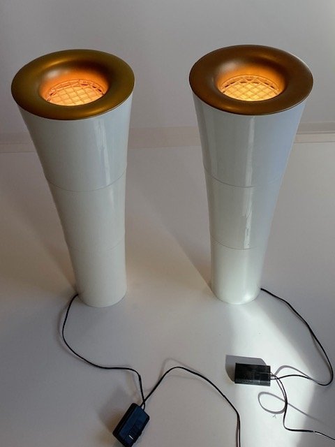 Ikea Fackla Flush Tube Vloerlamp Carl Ojerstam jaren 90 – Vloerlampen, Plastic (photo 3 of 5)