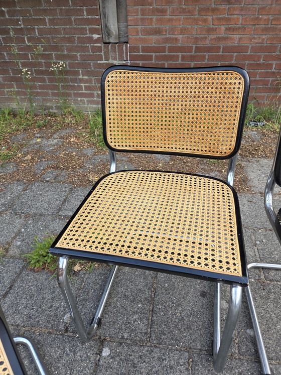 6x Stühle der Marke 'Cesca' – Esszimmerstühle, Metal, Rattan (photo 7 of 11)