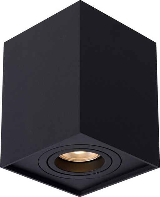 Lucide TUBE Plafondspot 1xGU10 Zwart