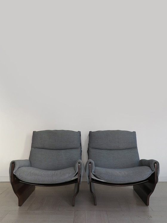 Canada Armchairs by Osvaldo Borsani for Tecno, Italy, 1960s, set of 2 (photo 3 of 26)