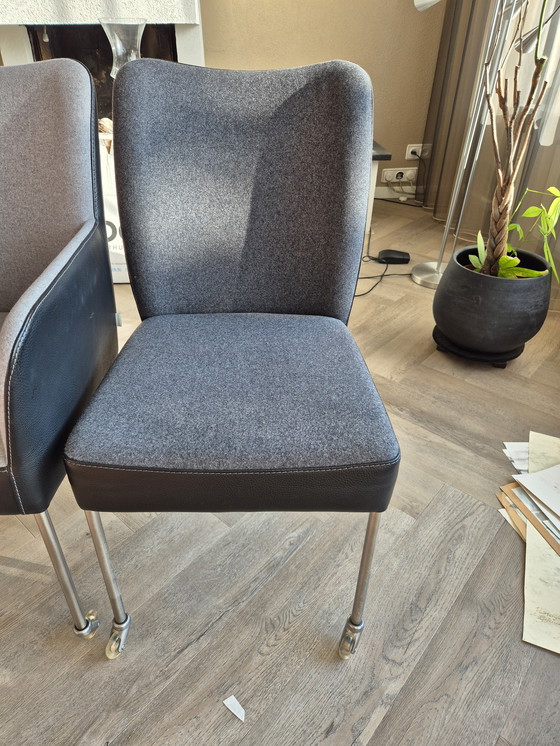 Image 1 of Bert Plantagie dining table with 6 chairs