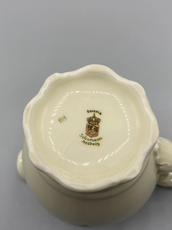Schumann Arzberg Bavaria Porcelain Milk Jug with Floral Design – Decorative Objects (photo 5 of 6)