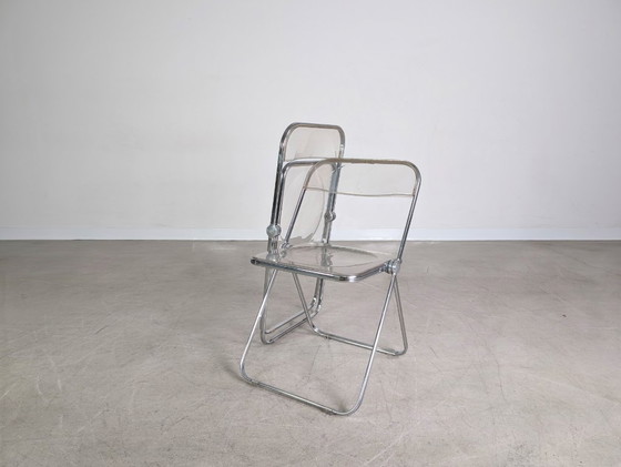 Image 1 of 2er Set Midcentury Klappstuhl Plia Castelli Giancarlo Piretti Stuhl