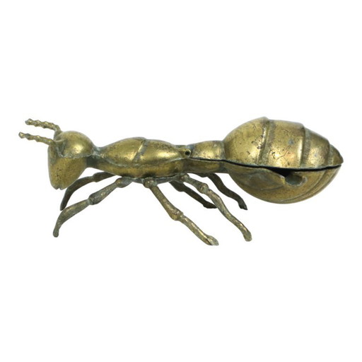 Kupferplattierte Ameisen-Insekten-Aschenbecherstatue