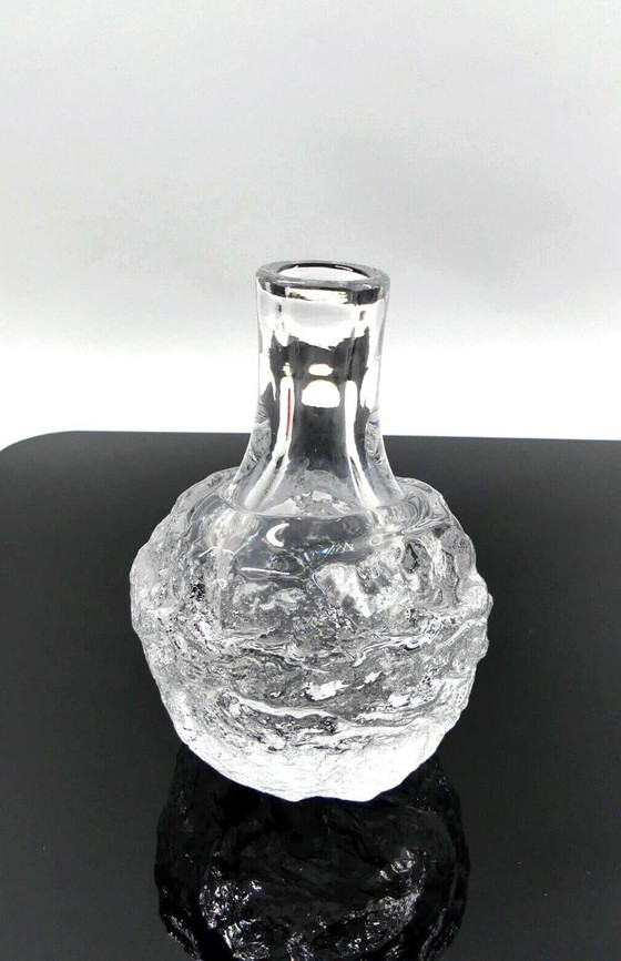 Image 1 of Kosta Boda glass vase, signed Wärff, Snowball vase