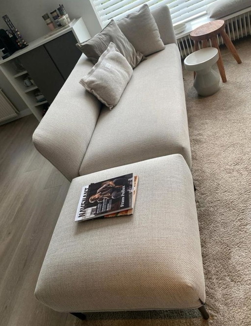 FÉST Aku Bank 2,5 places + Pouf - Comme neuf !