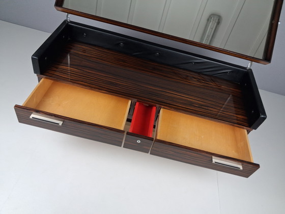 Image 1 of Vintage Franse Kaptafel met Spiegel, Jaren 70
