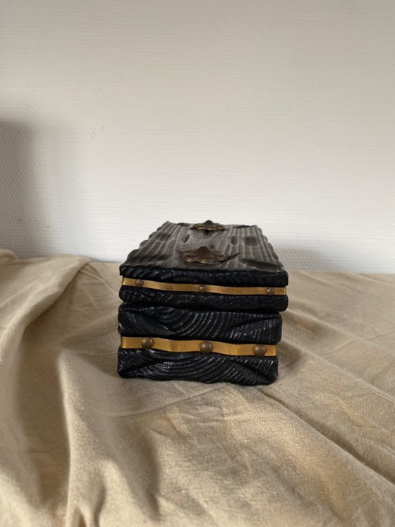 Image 1 of Vintage Brutalist Made in Spain Wooden Box