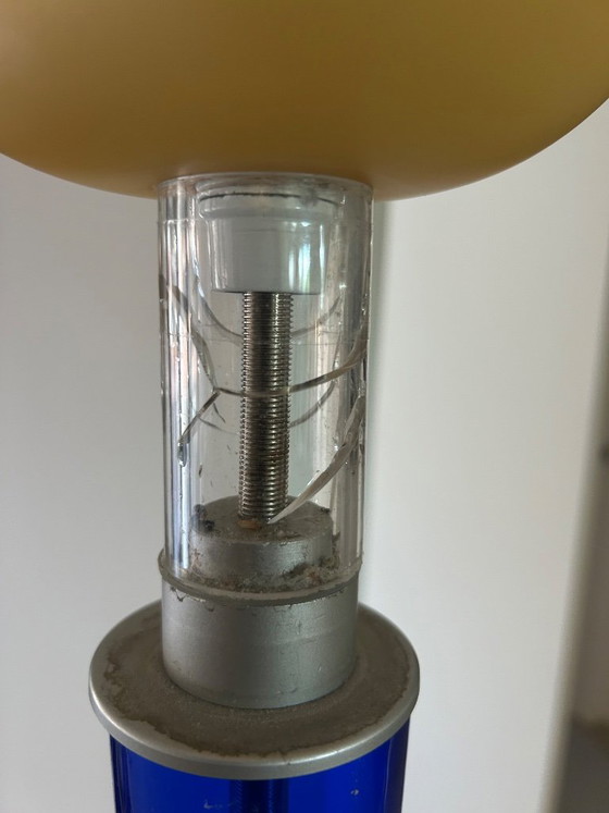 Duo floor lamp and table lamp Fontana Arte model Alma – Floor lights, Glass, Metal (photo 4 of 5)