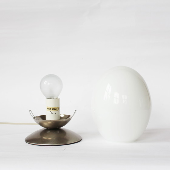 Image 1 of Glazen ei-vormige retro lamp