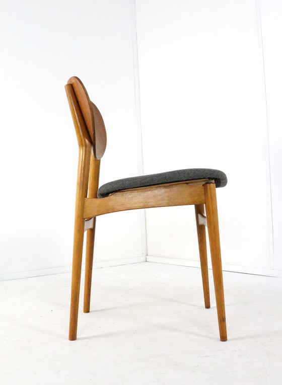 Image 1 of Satz von 4 Vintage Stühlen Neu gepolstert 'Uder'