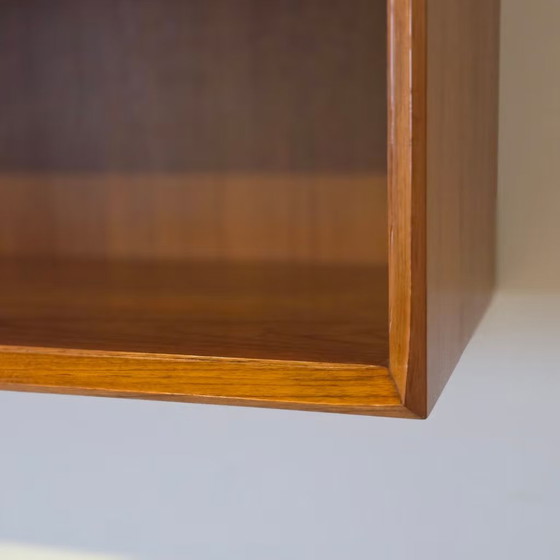 Rex Raab, Wilhelm Renz Varia-150 vintage floating Wall cabinet, Wood, Brown (photo 7 of 22)