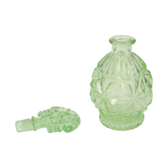 Image 1 of Set de toilette en cristal vert Set Boudoir