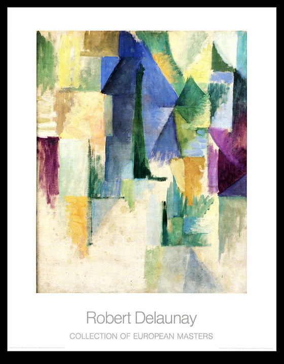 Image 1 of Delaunay, Robert - Fensterbild - Collection of European Masters - Kunstdruck