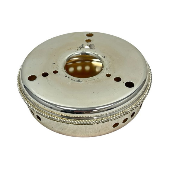 Image 1 of Chauffage vintage BBI von Braucke & Berkenhoff Iserlohn stövchen plaqué argent
