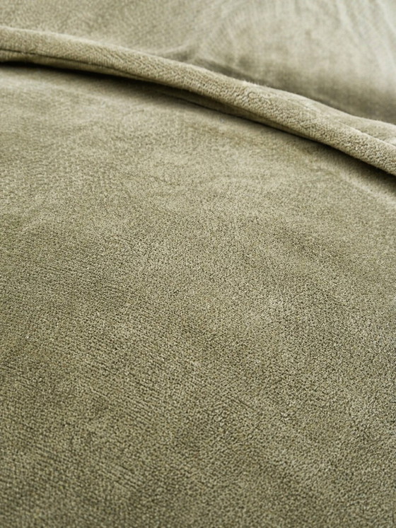 Image 1 of Vintage modulaire grote groene bank