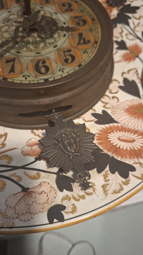 Image 1 of Eugene Farcot porseleinen klok uit 1870