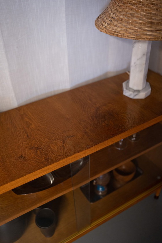 Image 1 of Vetrina vintage con ante in vetro 1960