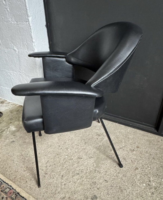 Image 1 of Sillón negro de los años 50