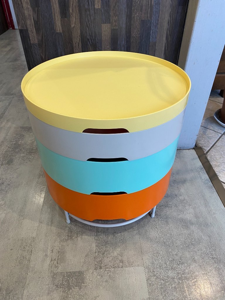 IKEA PS 2014 round coffee table with multiple modular tiers | €260