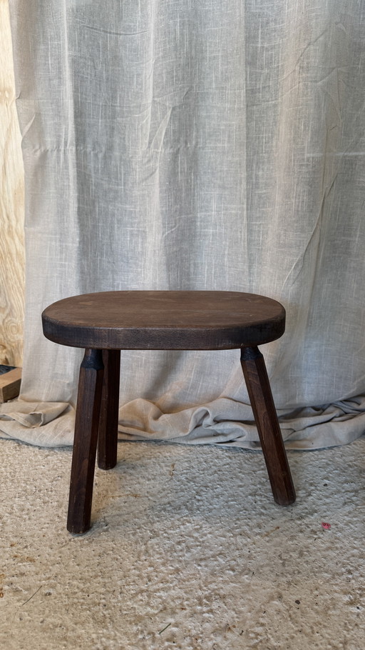 Tabouret de fermier ovale
