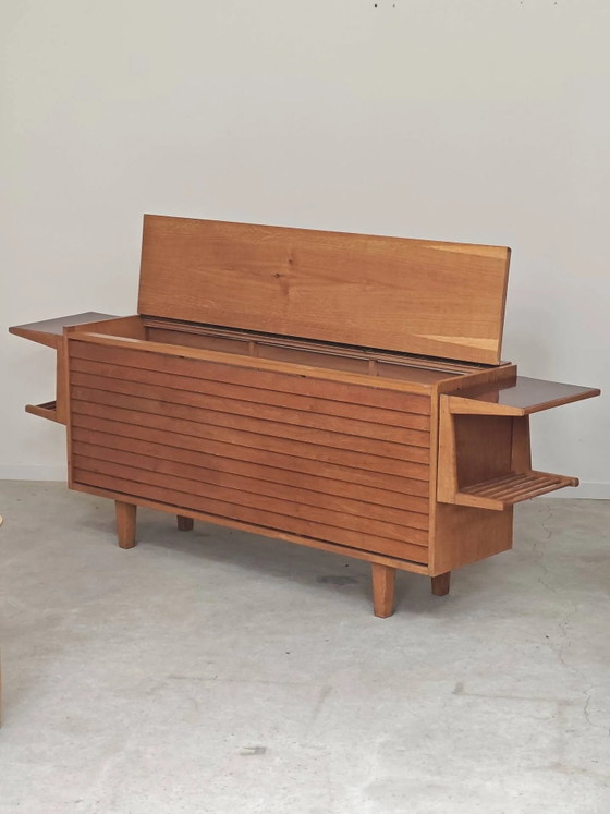 Storage chest for blankets or toys bar by Dyha Czech Republic 60, Storage cabinet, Wood, Mid Century Modern (photo 16 of 40)