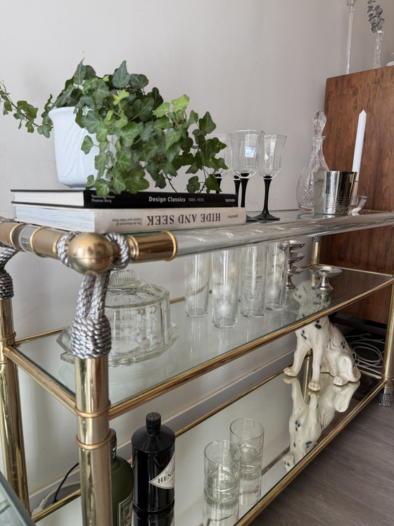 Table d'appoint Hollywood Regency / Table de bar – Tables d'appoint, Glass, Plexiglass (photo 5 of 11)