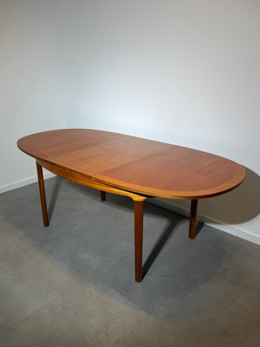Nathan Extendable Teak Dining Table – British Mid-Century Modern, 1960s – eettafels