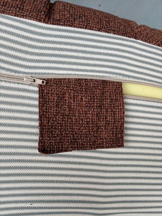 Image 1 of Ligne Roset Togo Set Wooblend Brown Red