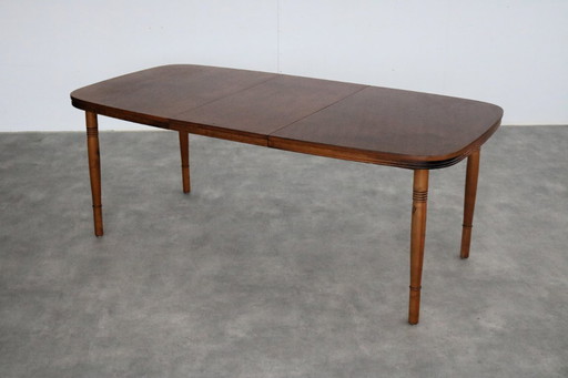 Tavolo da pranzo allungabile svedese vintage
