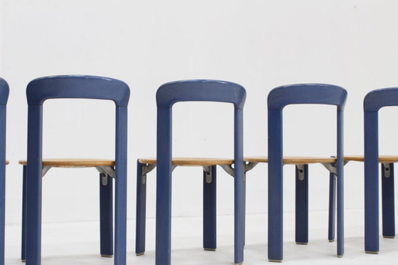 Image 1 of Vintage Bruno Rey dining chairs model 3300 set of 6